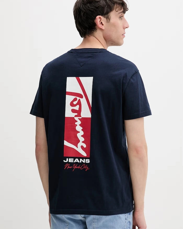 Tommy Jeans Erkek Pamuk Tişört