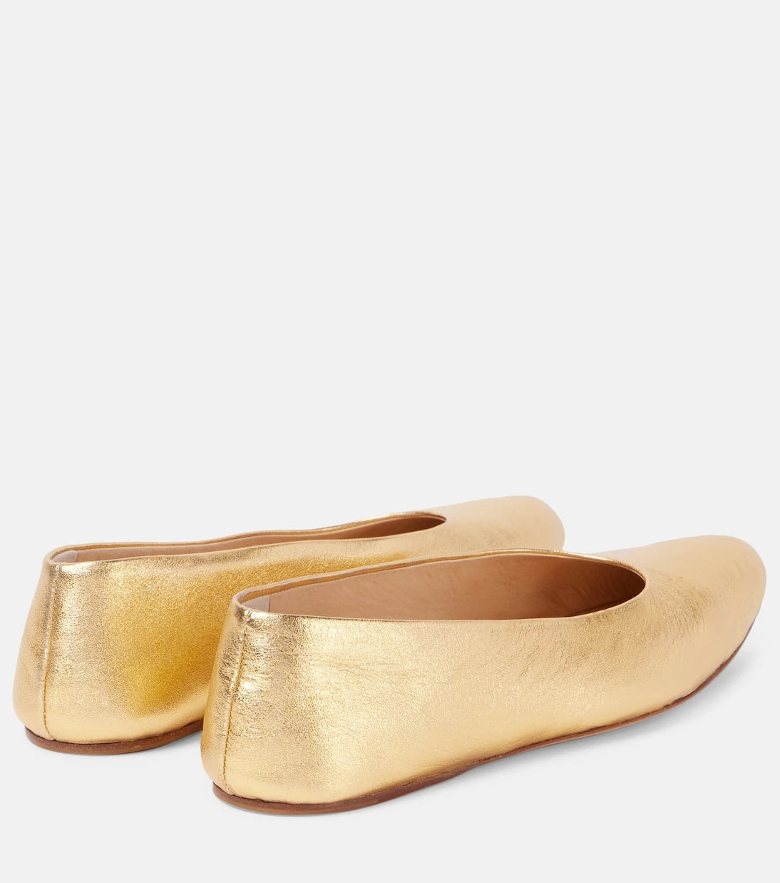 Gabriela Hearst - Andre metallic leather ballet flats