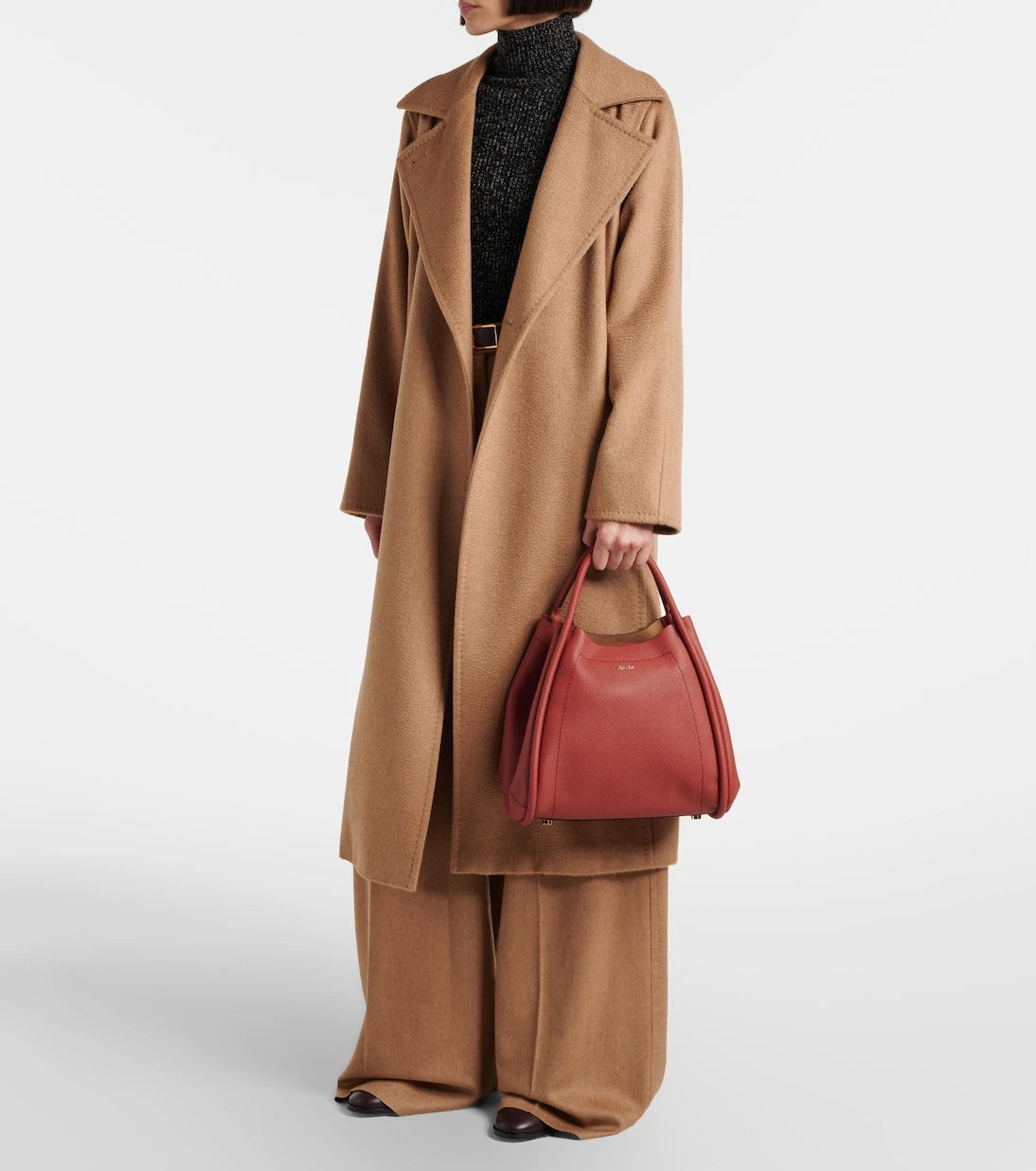 Max Mara - Marine Small leather tote bag