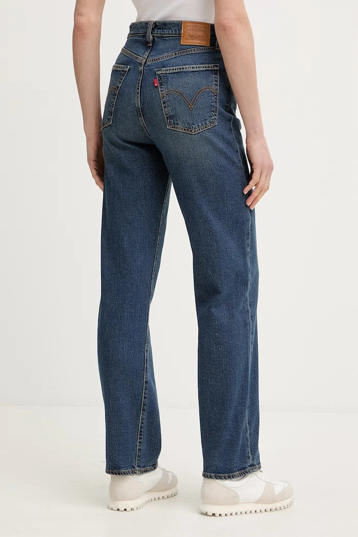 Levi's дънки straight дамски RIBCAGE STRAIGHT ANKLE