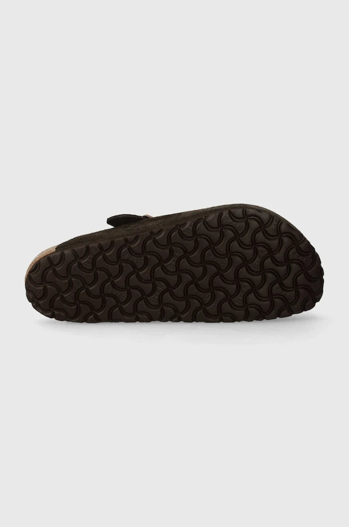 Велурени чехли Birkenstock Boston