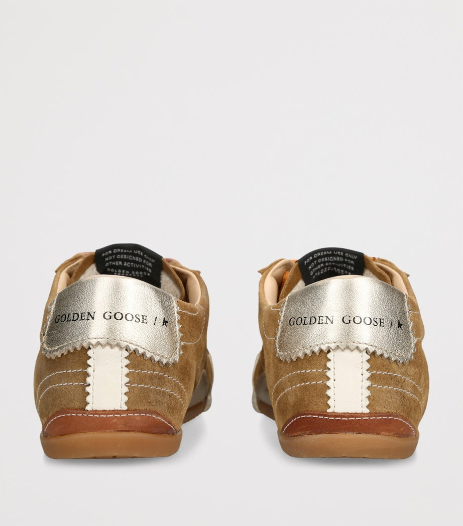 Brown Suede-Leather True Star Sneakers