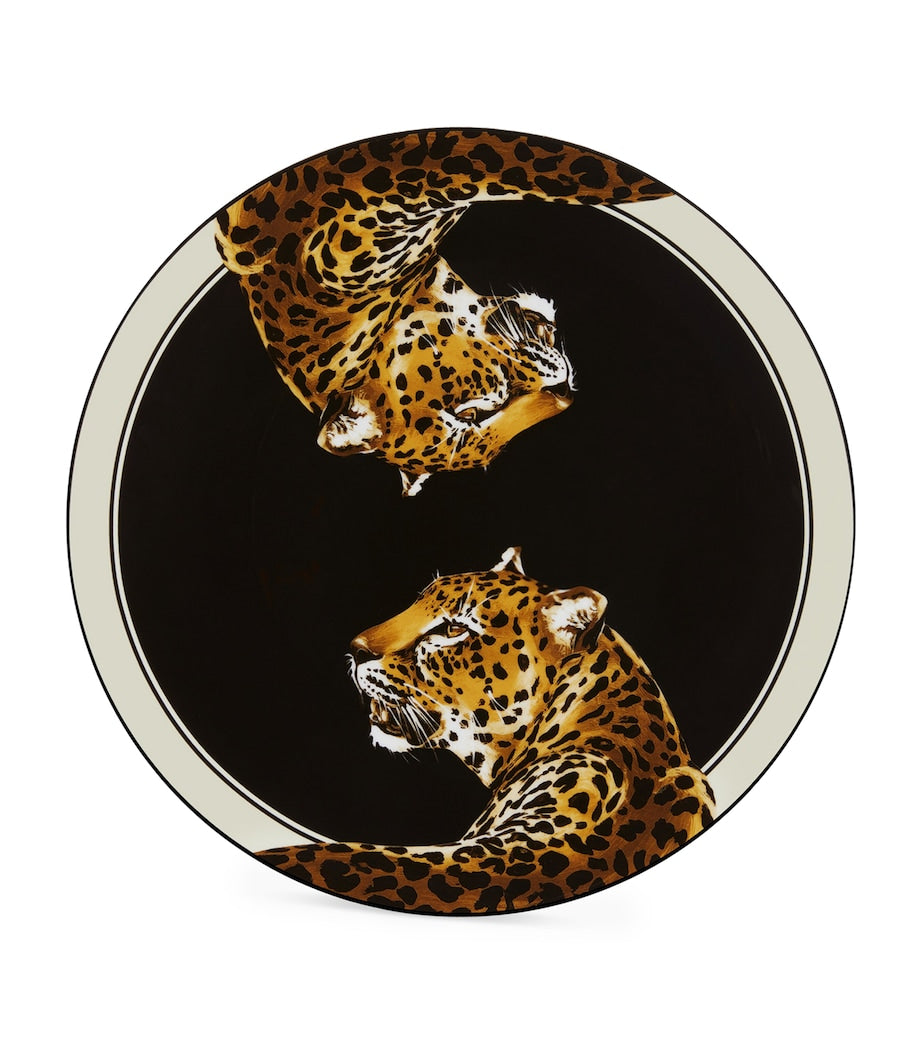 Dolce & Gabbana Casa Porcelain Leopard Round Serving Platter (40.5cm)