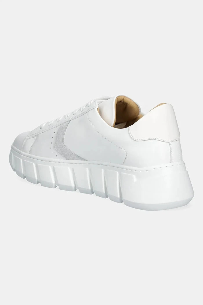 Кожени маратонки Philipp Plein Nappa Lo-Top Hexagon