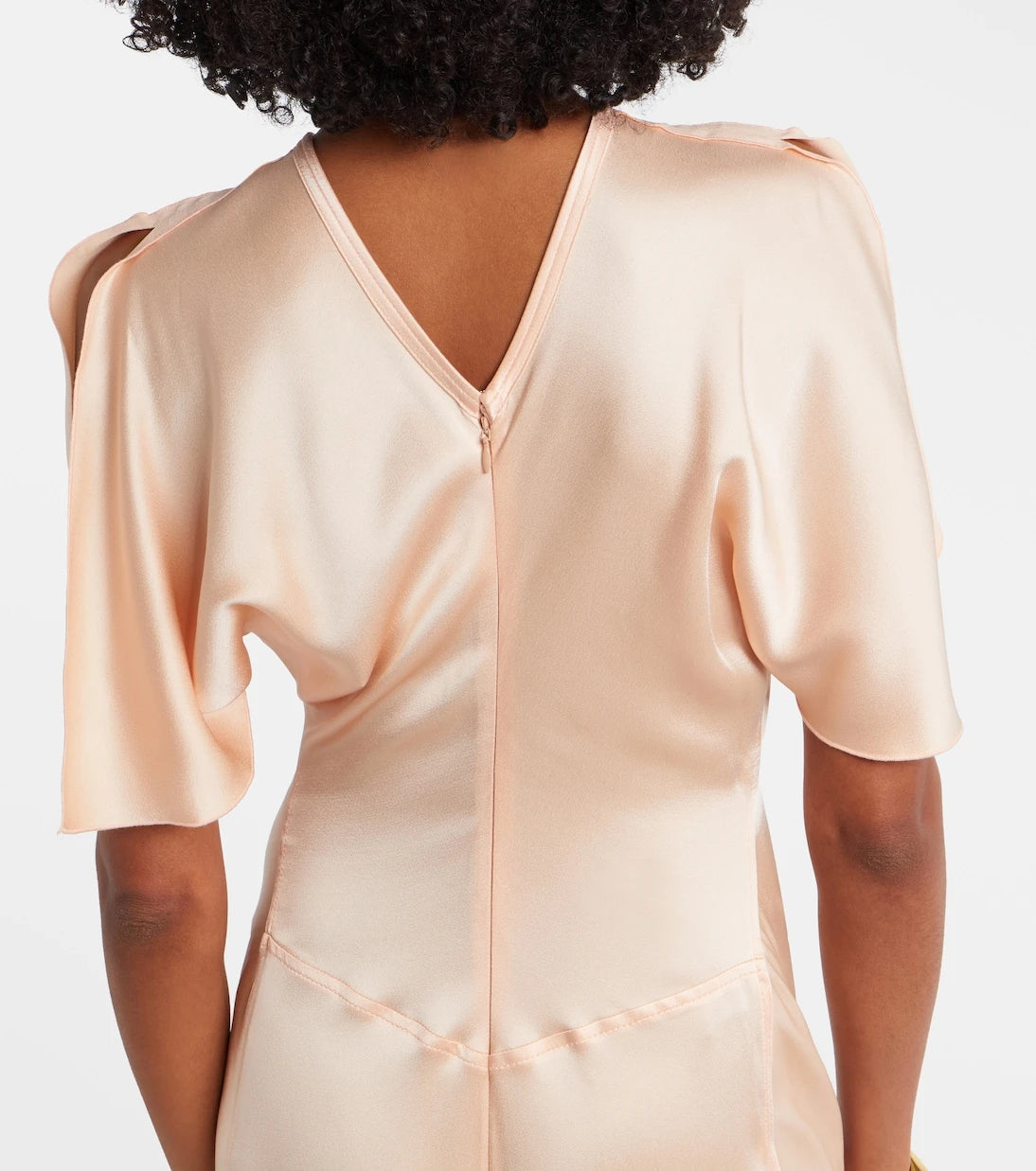 Victoria Beckham - Isabella gathered satin gown