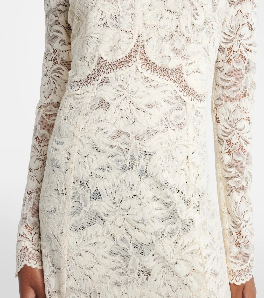 Rabanne - Lace maxi dress