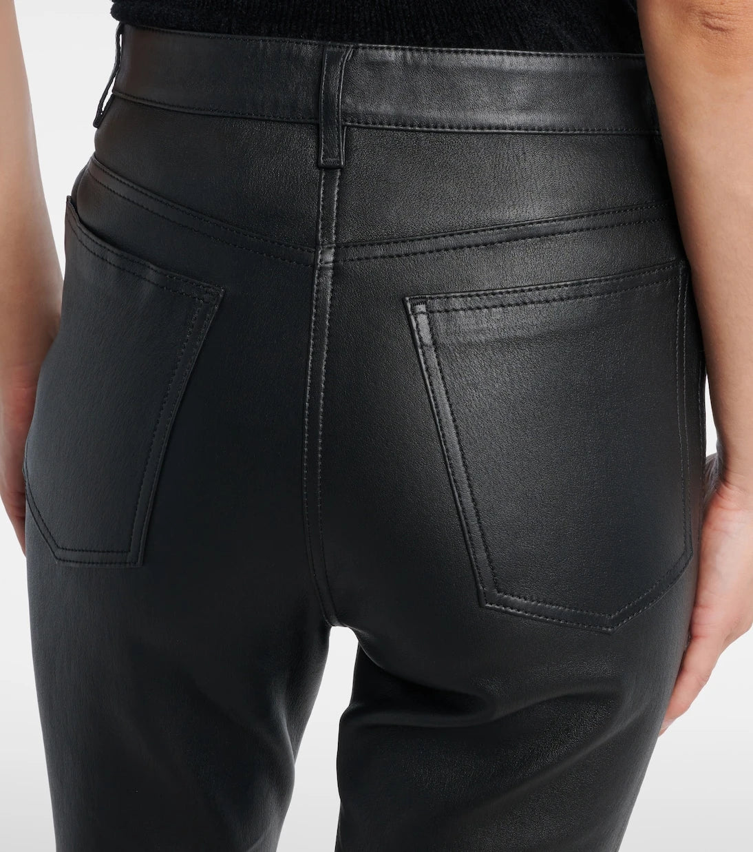 Joseph - Duke leather slim pants