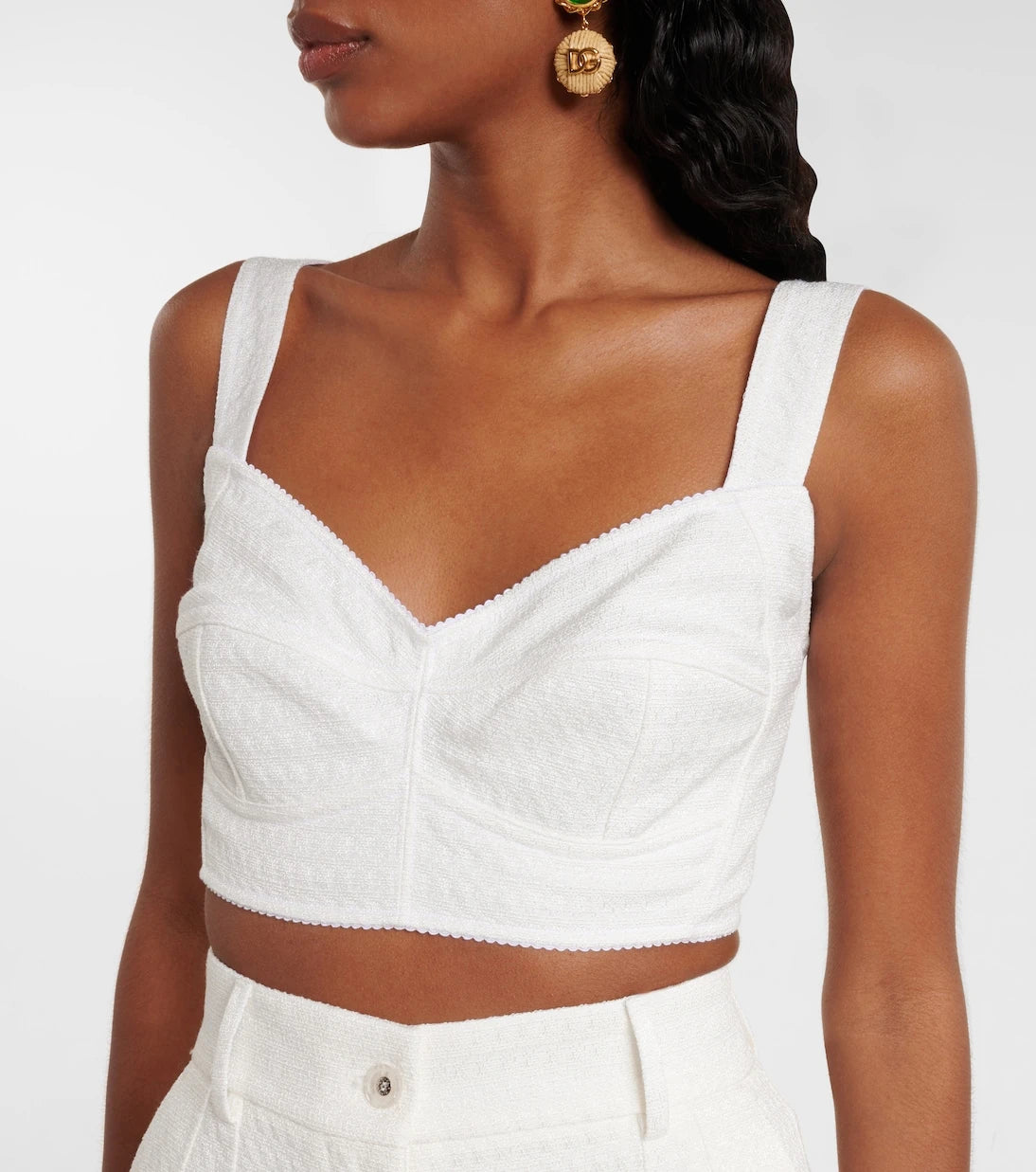 Dolce&Gabbana - Scalloped bra top