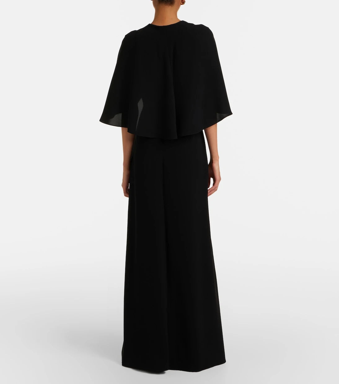 Max Mara - Elegante caped cady gown