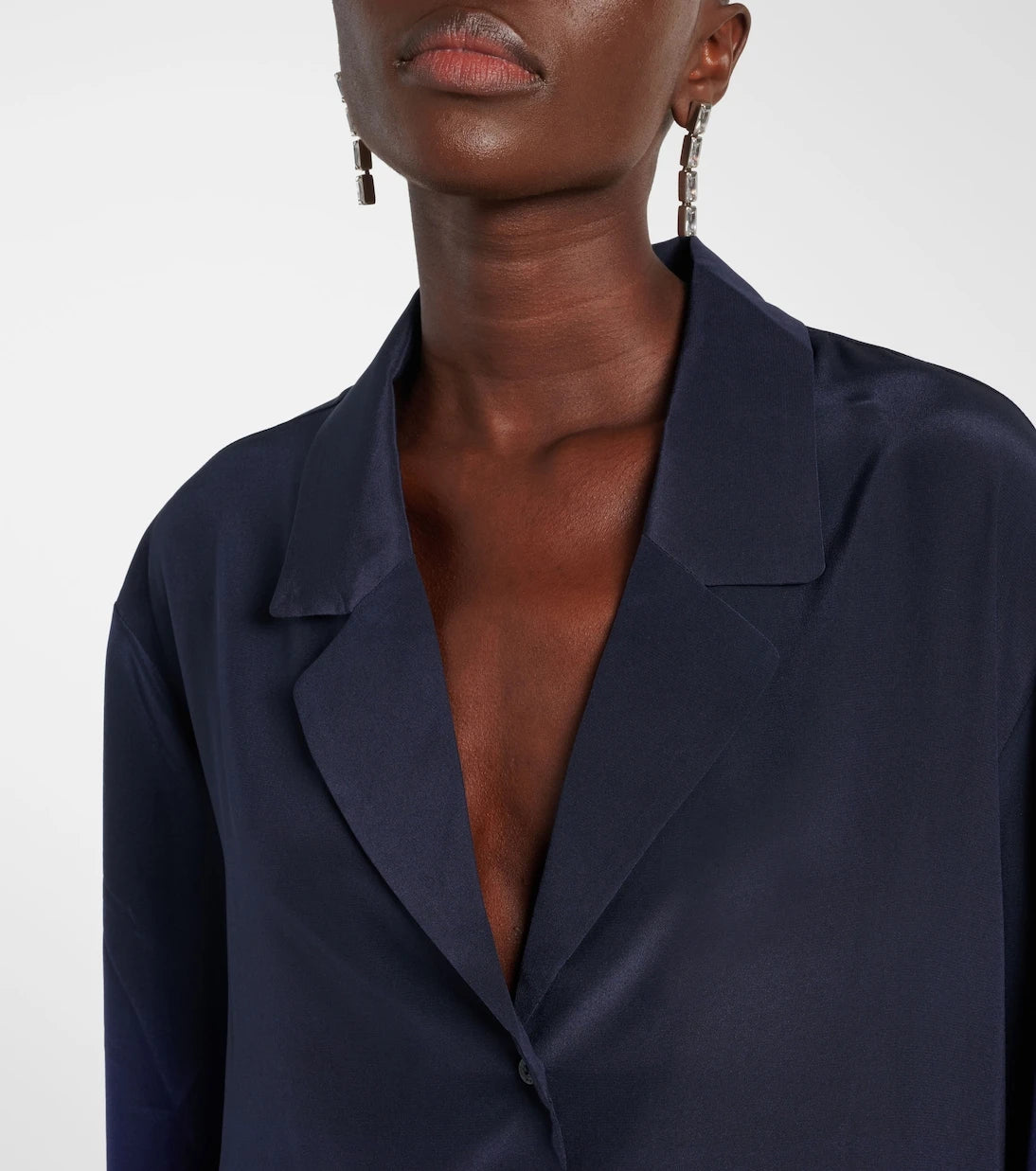 SIR - Mariner printed silk crêpe de chine shirt