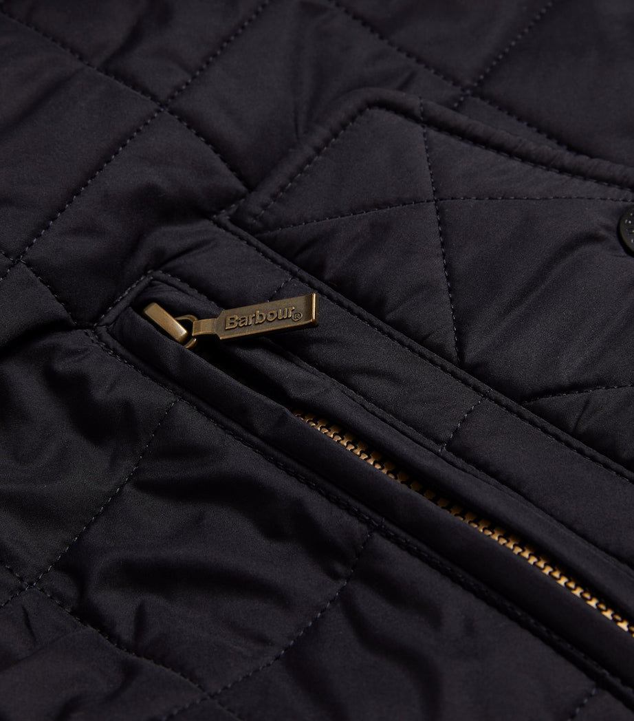Navy Quilted Powell Jacket