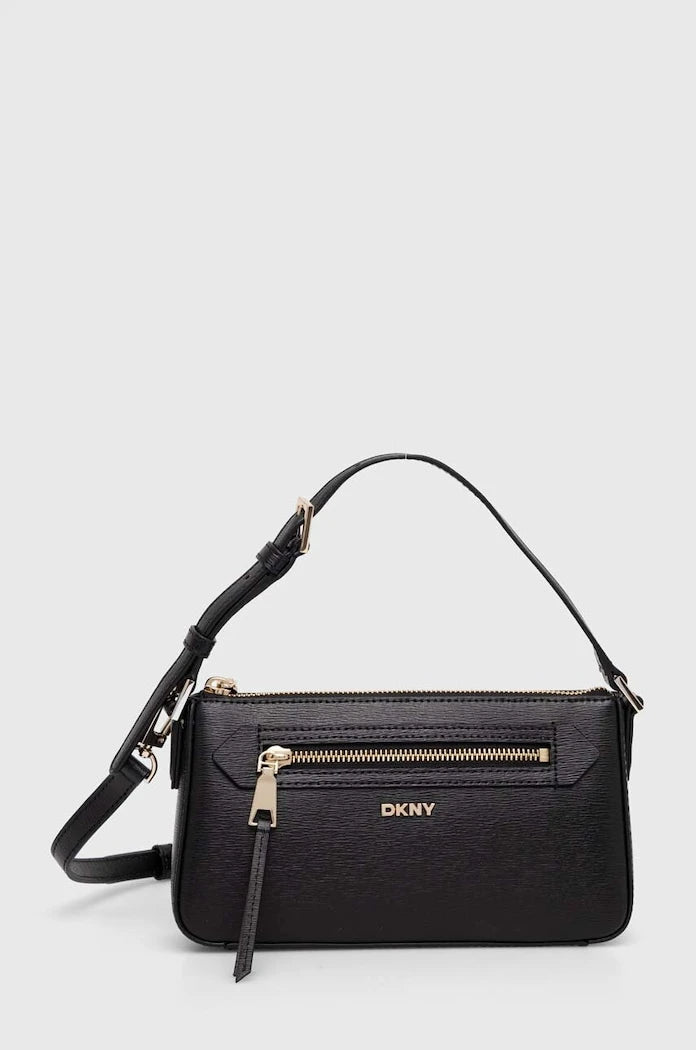 Кожена чанта Dkny