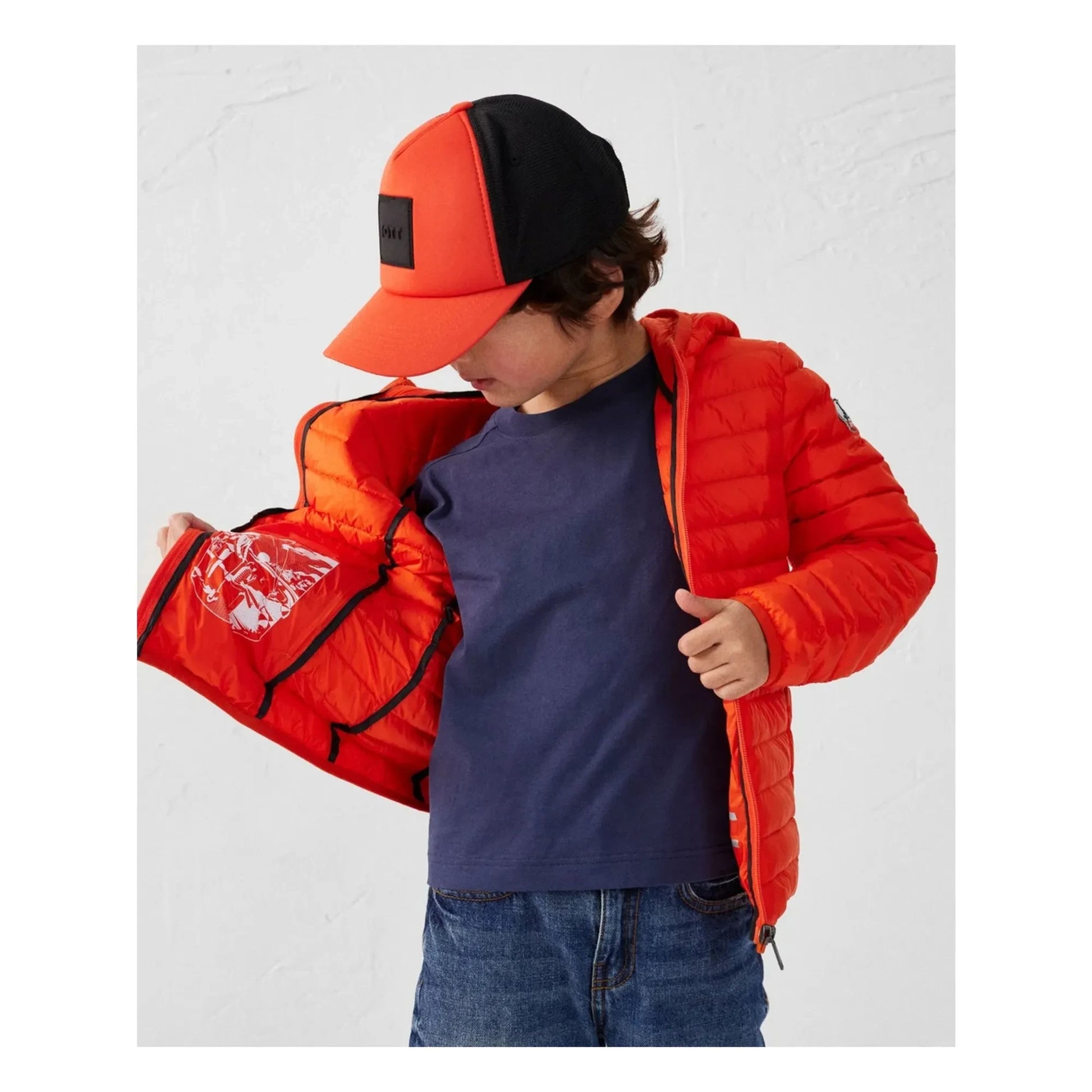 Jott - Hugo Hooded Down Jacket | Coral