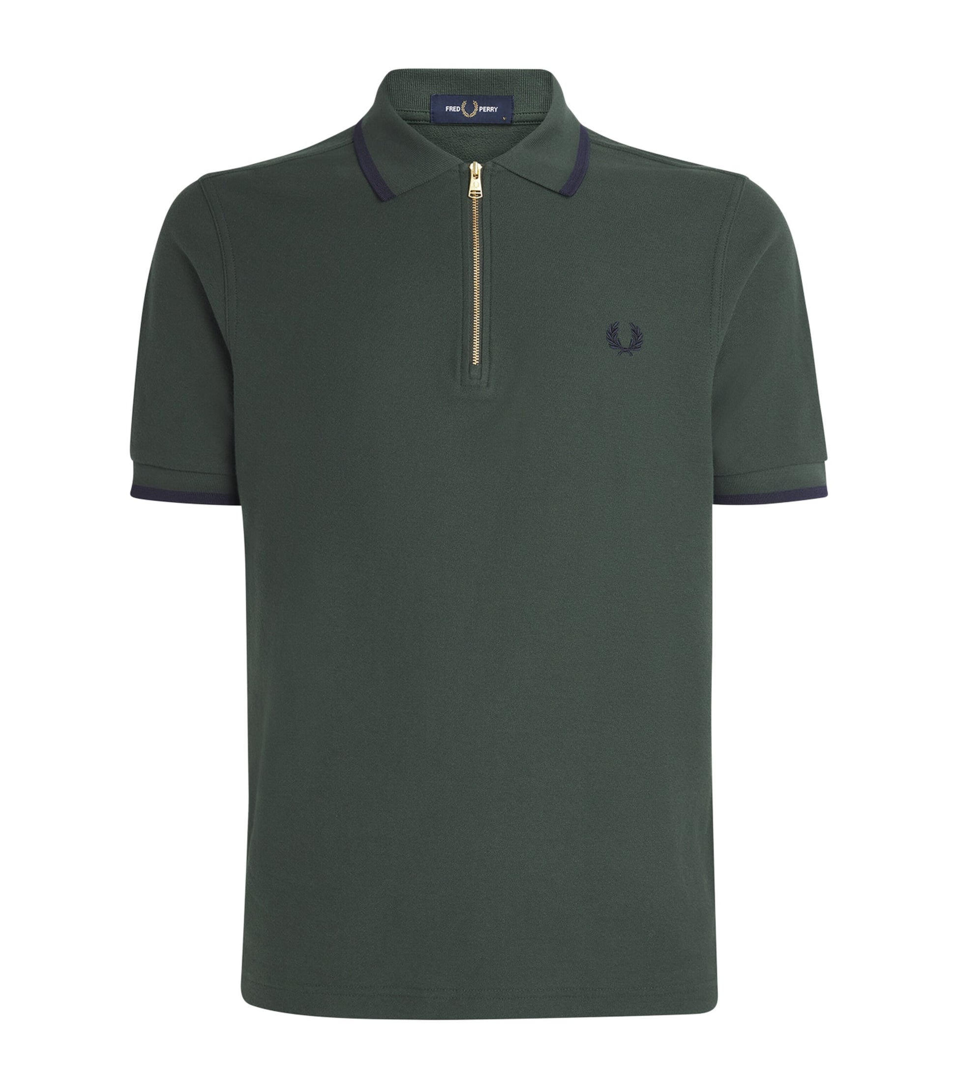 Cotton Crepe Piqué Polo Shirt
