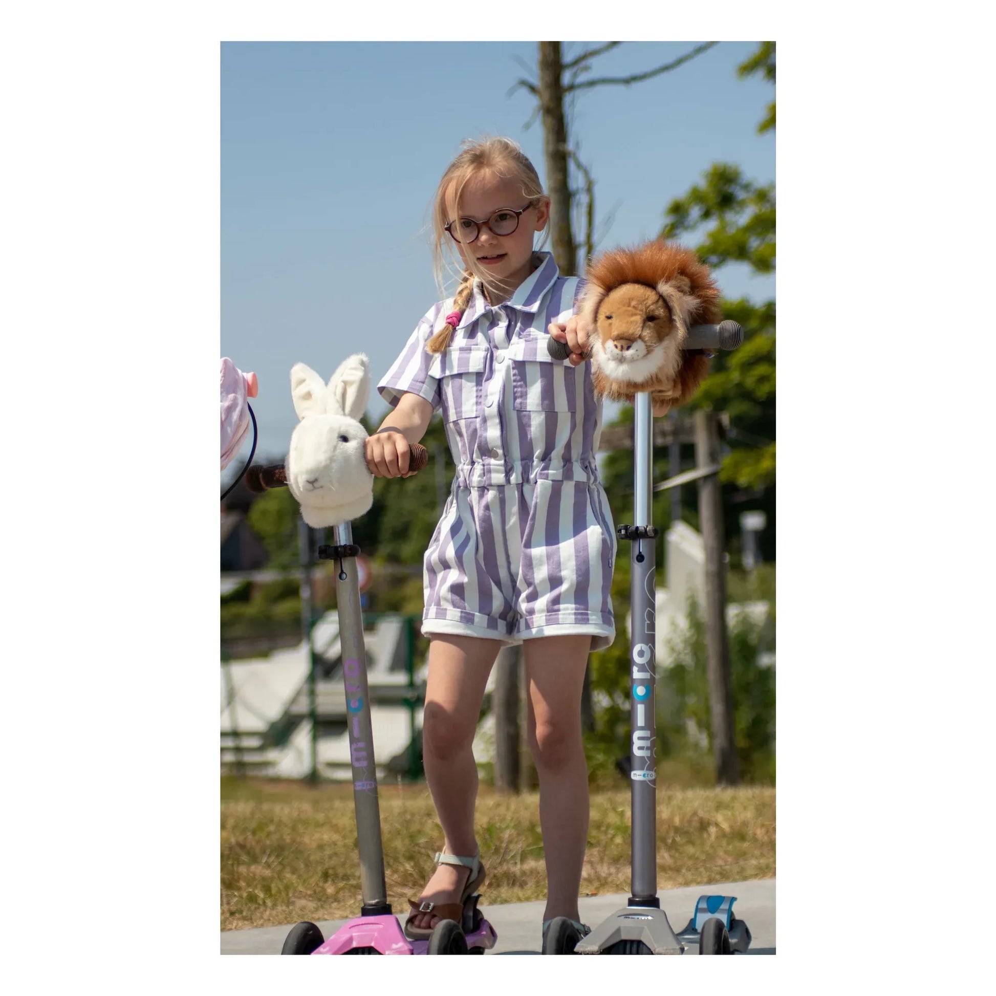 Wild & Soft - Rabbit scooter head | White