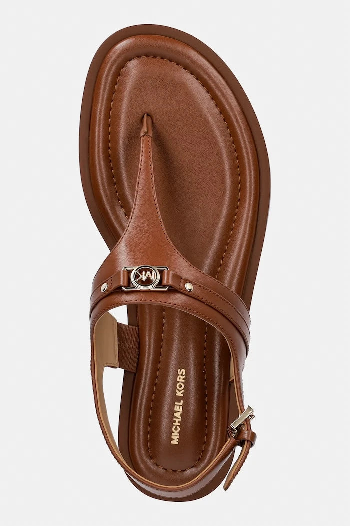 MICHAEL Michael Kors сандали дамски кожени Mandy Thong Sandal