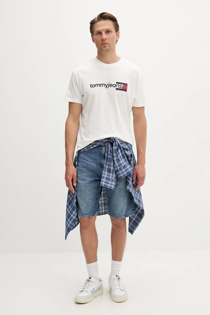 Tommy Jeans къс панталон мъжки от деним