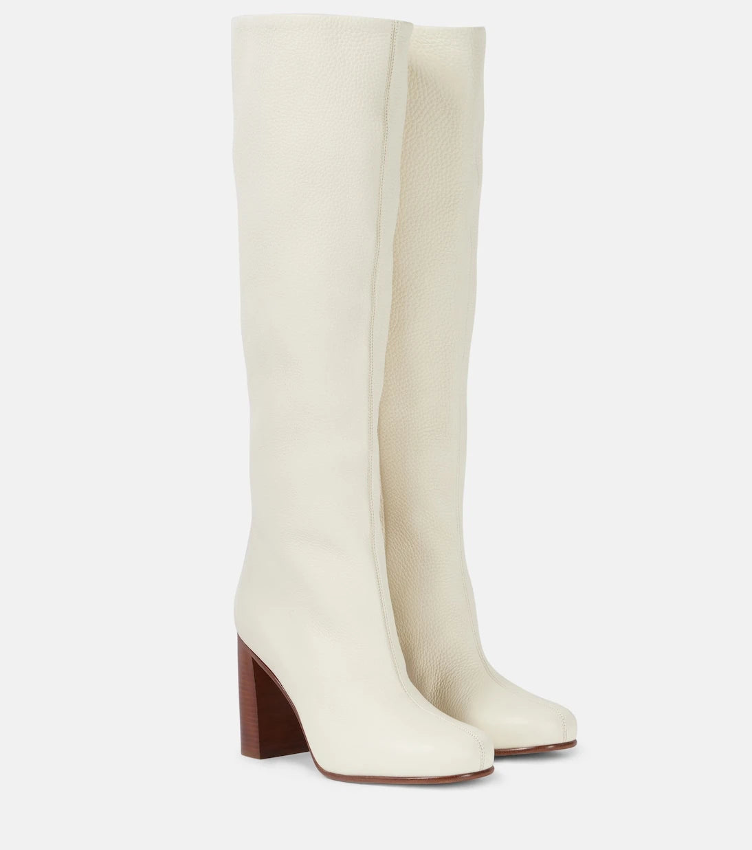 Khaite - Willow leather knee-high boots