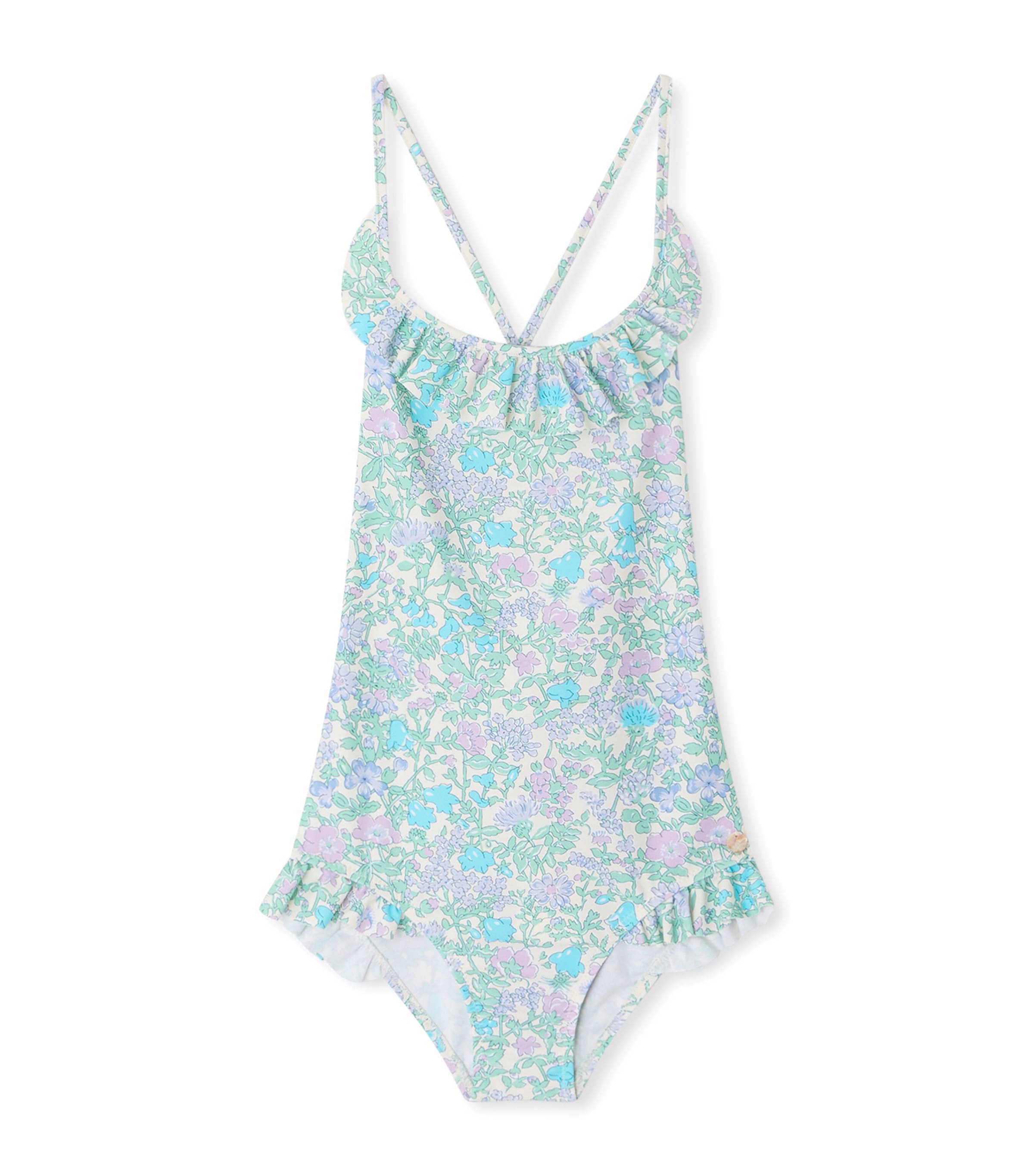 Bonpoint Floral Lacy Swimsuit (4-8 Years)