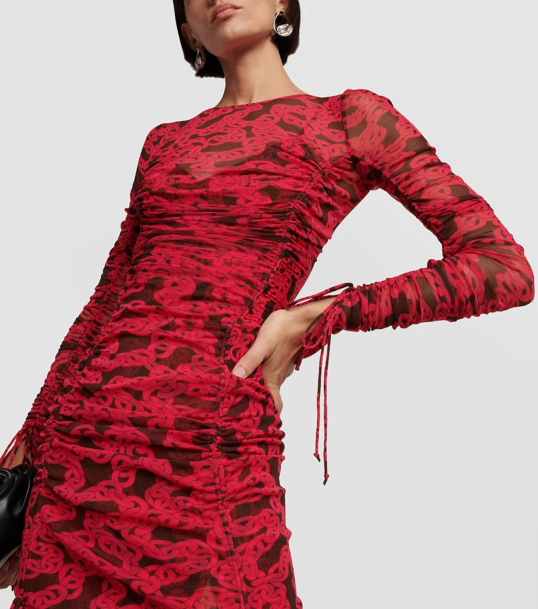 Diane von Furstenberg - Printed semi-sheer midi dress