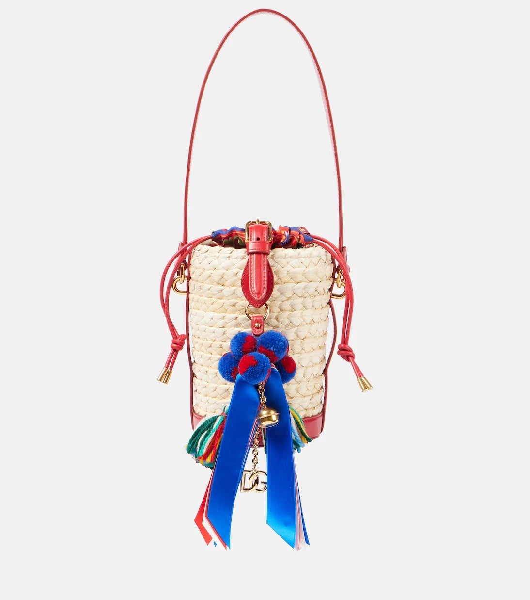 Dolce&Gabbana - Taormina Carla Medium raffia bucket bag