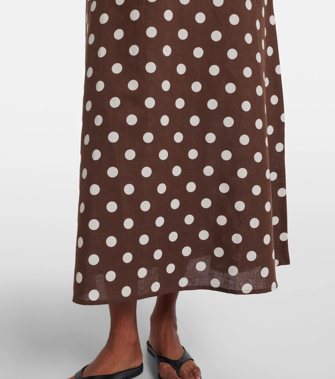 Asceno - Tallin linen and cotton maxi dress