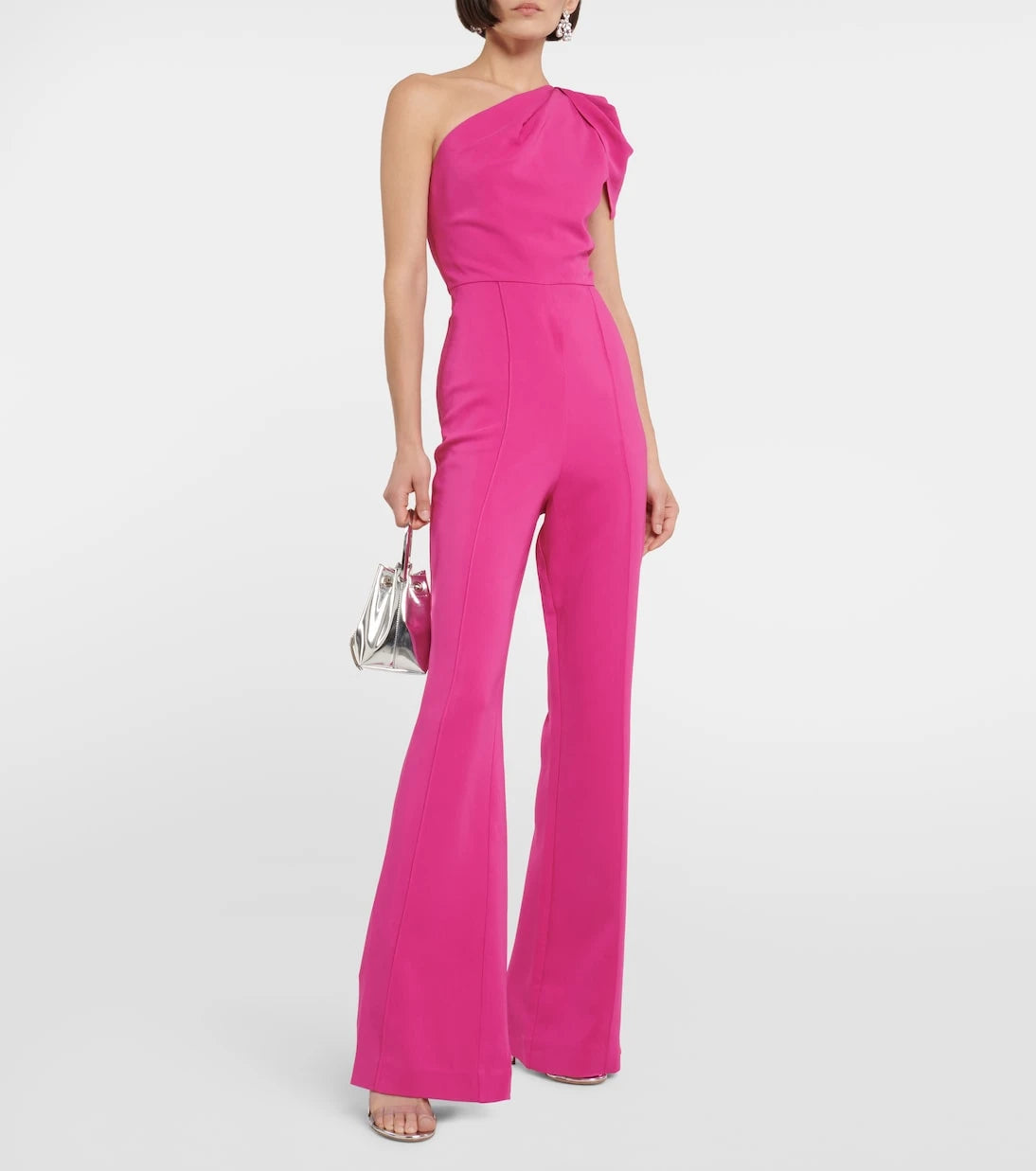 Roland Mouret - Asymmetric crêpe jumpsuit