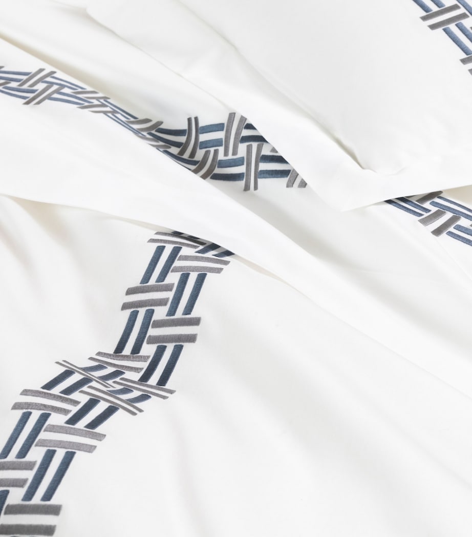 Basket Weave Queen Duvet Cover (240cm x 220cm)