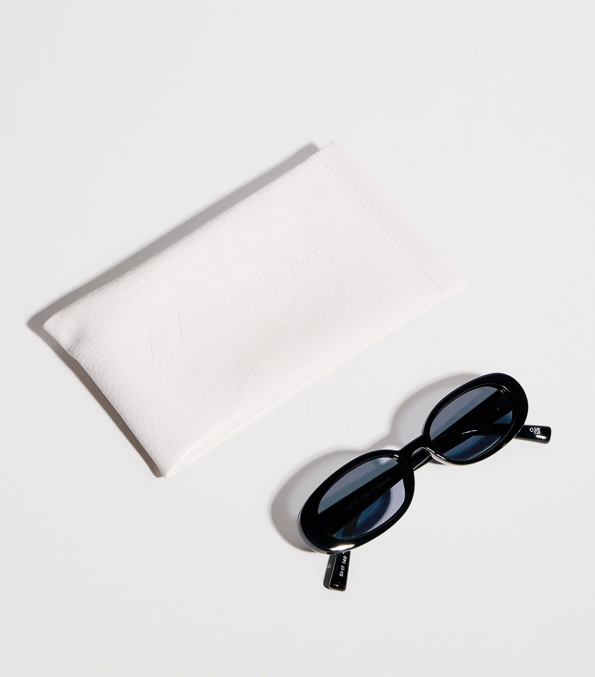 Black Oval Outta Love Sunglasses