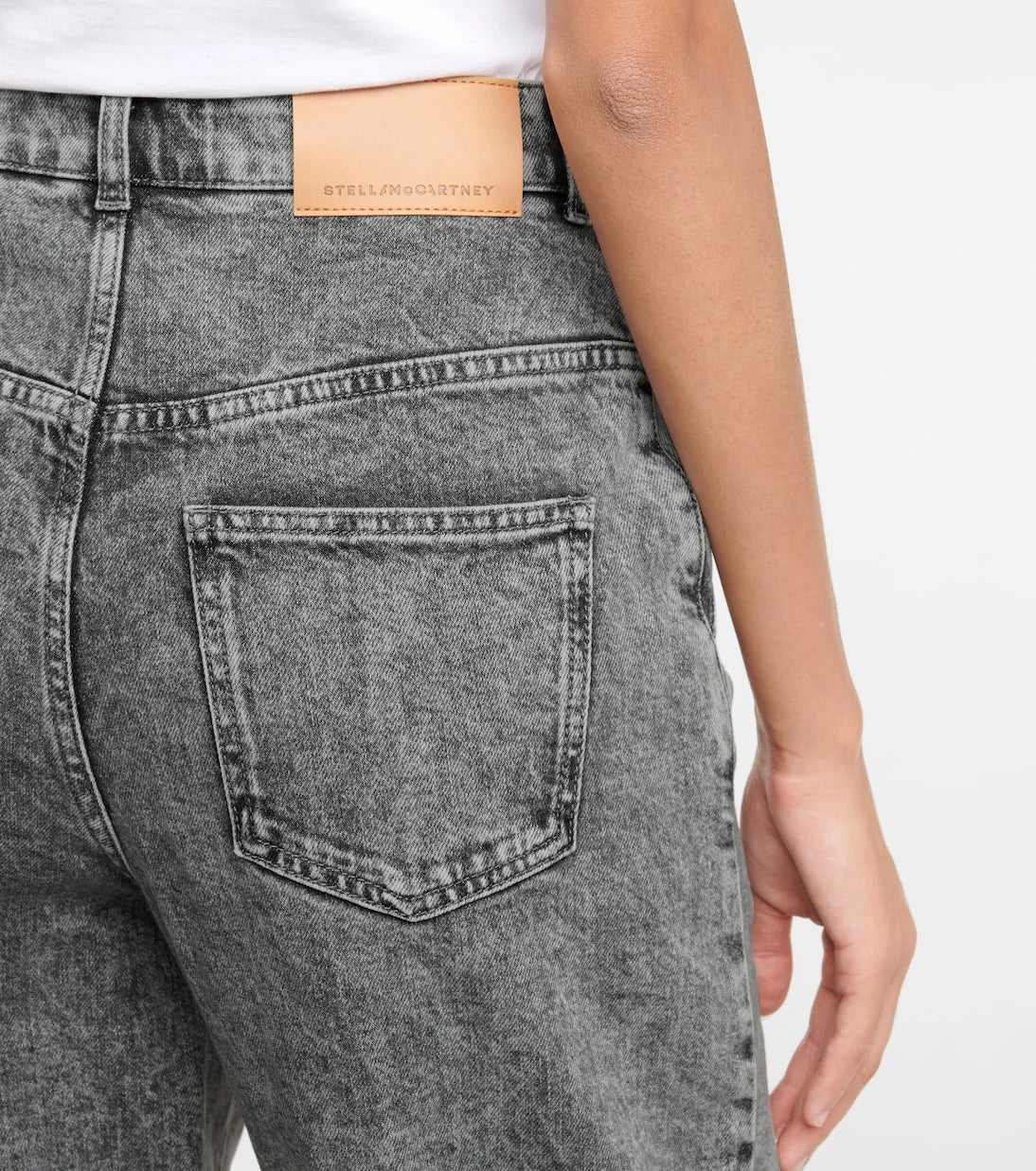 Stella McCartney - High-rise wide-leg jeans