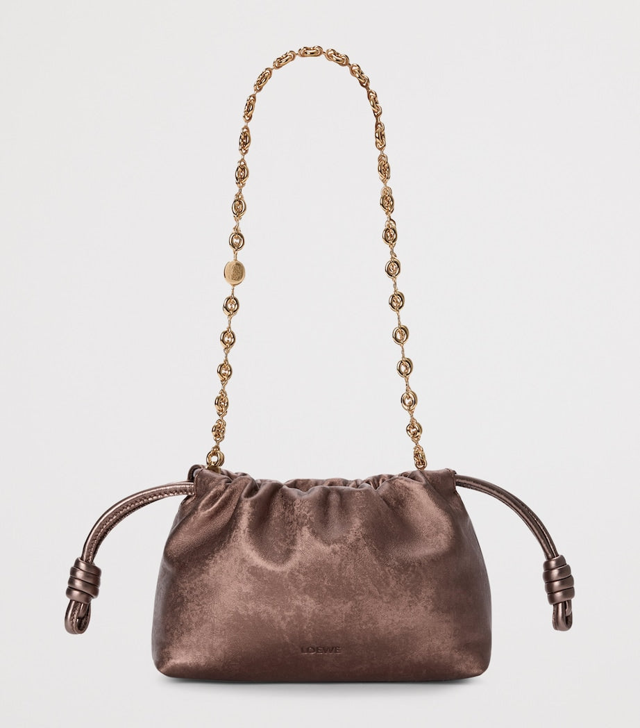 Mini Moiré Print Flamenco Purse