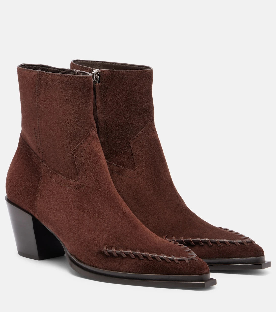 Jimmy Choo - جزمة الكاحل Cece 60 من الشمواه