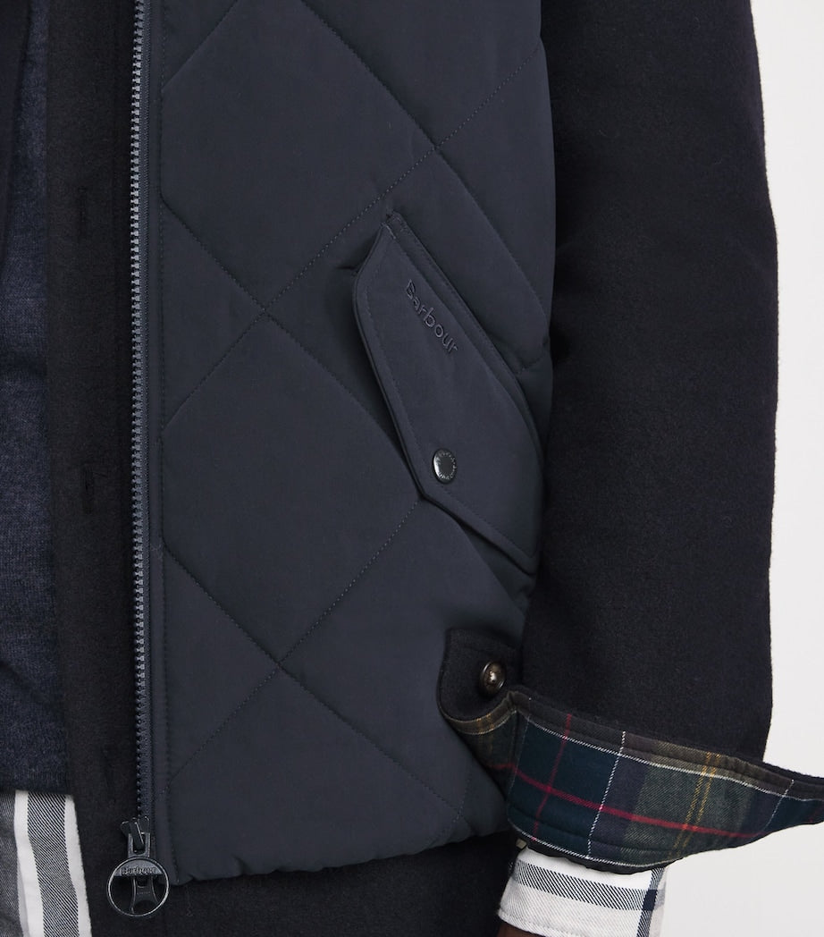 Barbour Navy Quilted City Chelsea Gilet