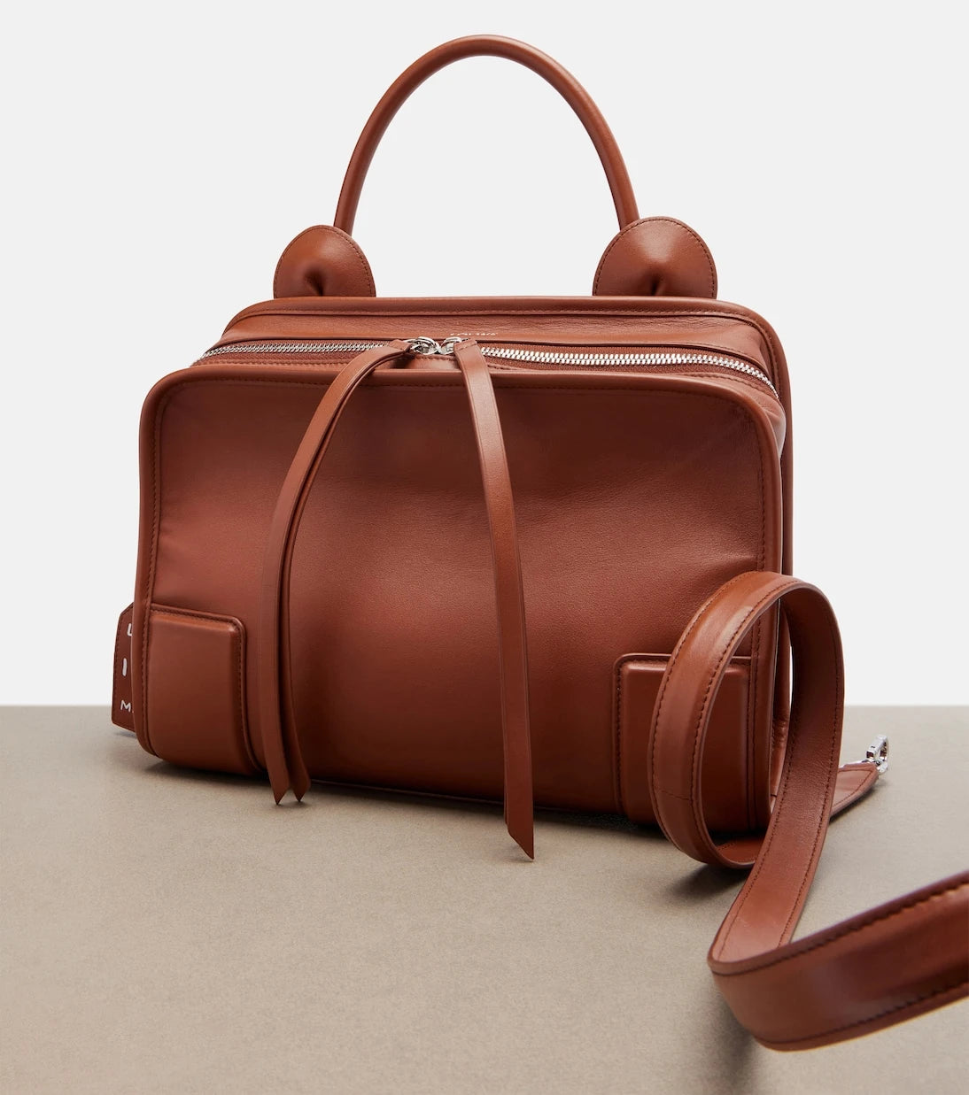Loewe - Amazona 180 Lion Medium leather tote bag