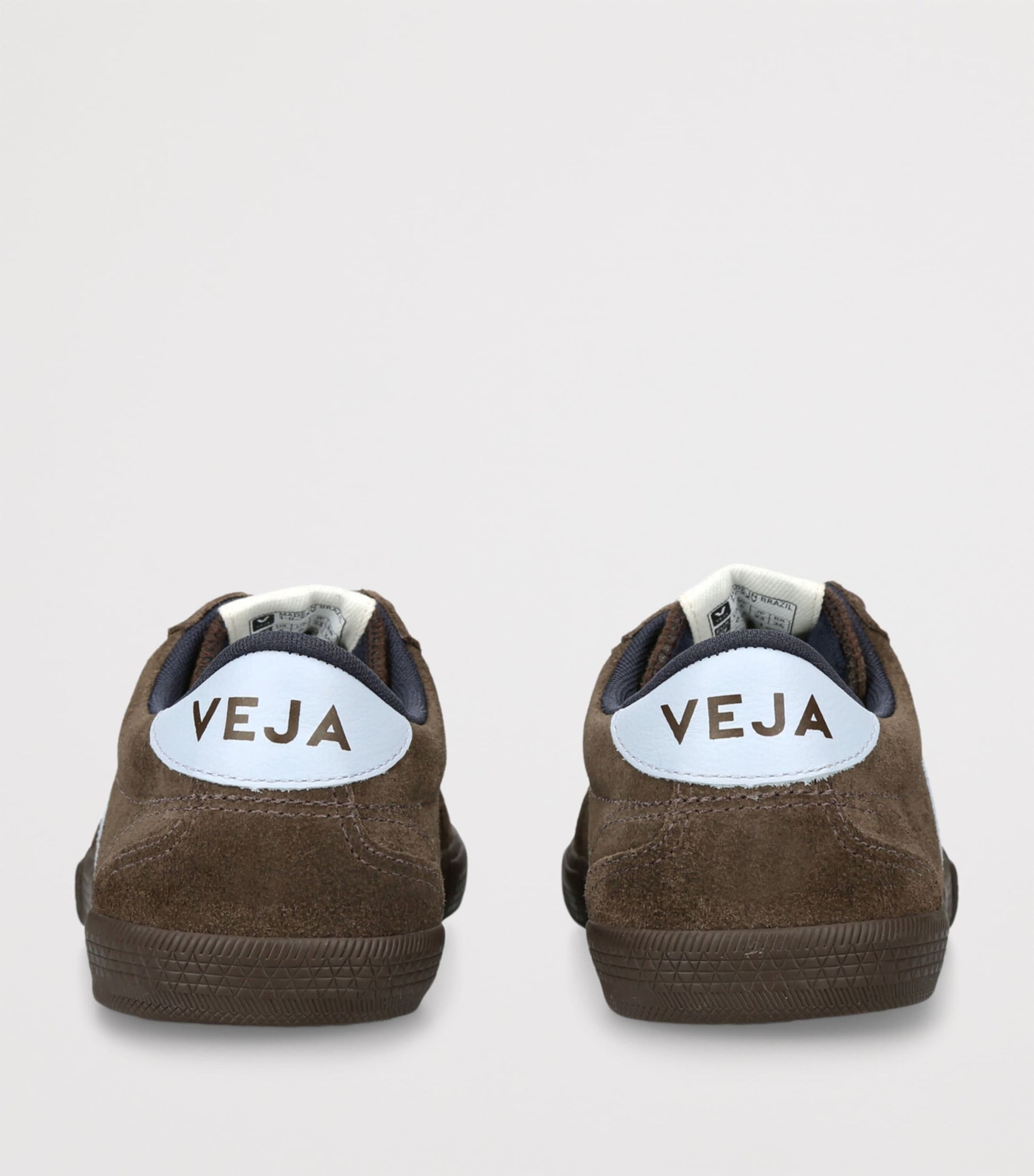 Veja Brown Suede Volley Eagle Swan Sneakers