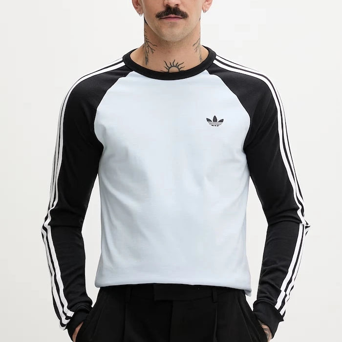 adidas Originals erkek pamuklu uzun kollu bluz
