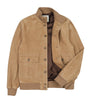Valstar Beige Suede Valstarino Bomber Jacket