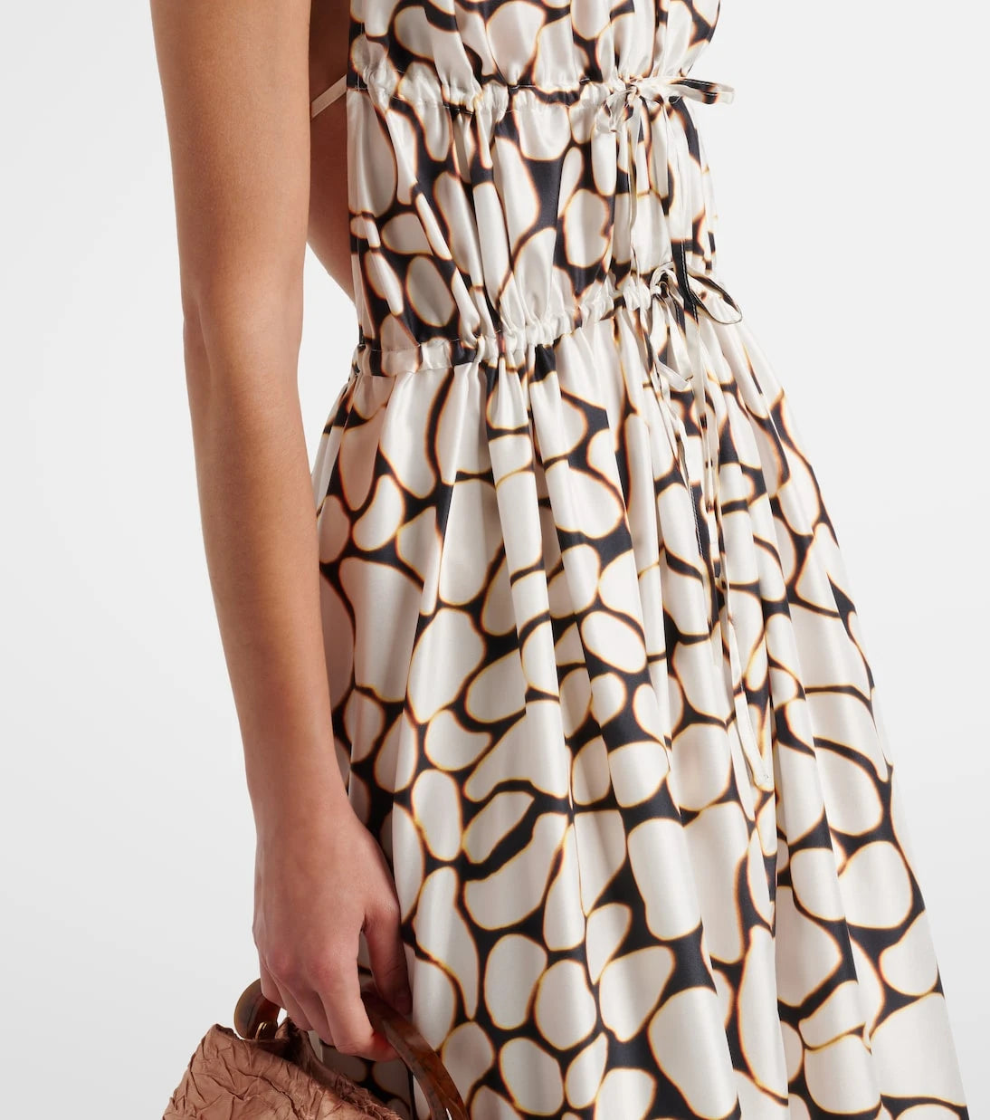 Dries Van Noten - Printed silk twill maxi dress
