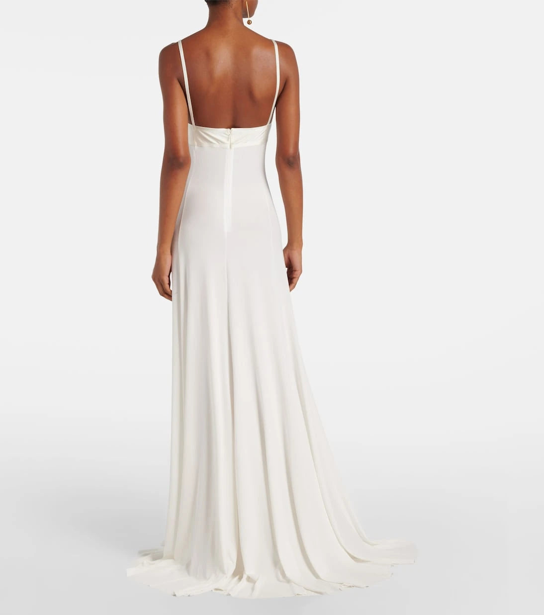 Jacquemus - Spalla jersey gown