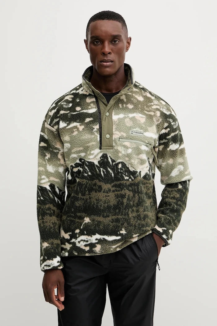 Columbia erkek polar spor sweatshirt Helvetia