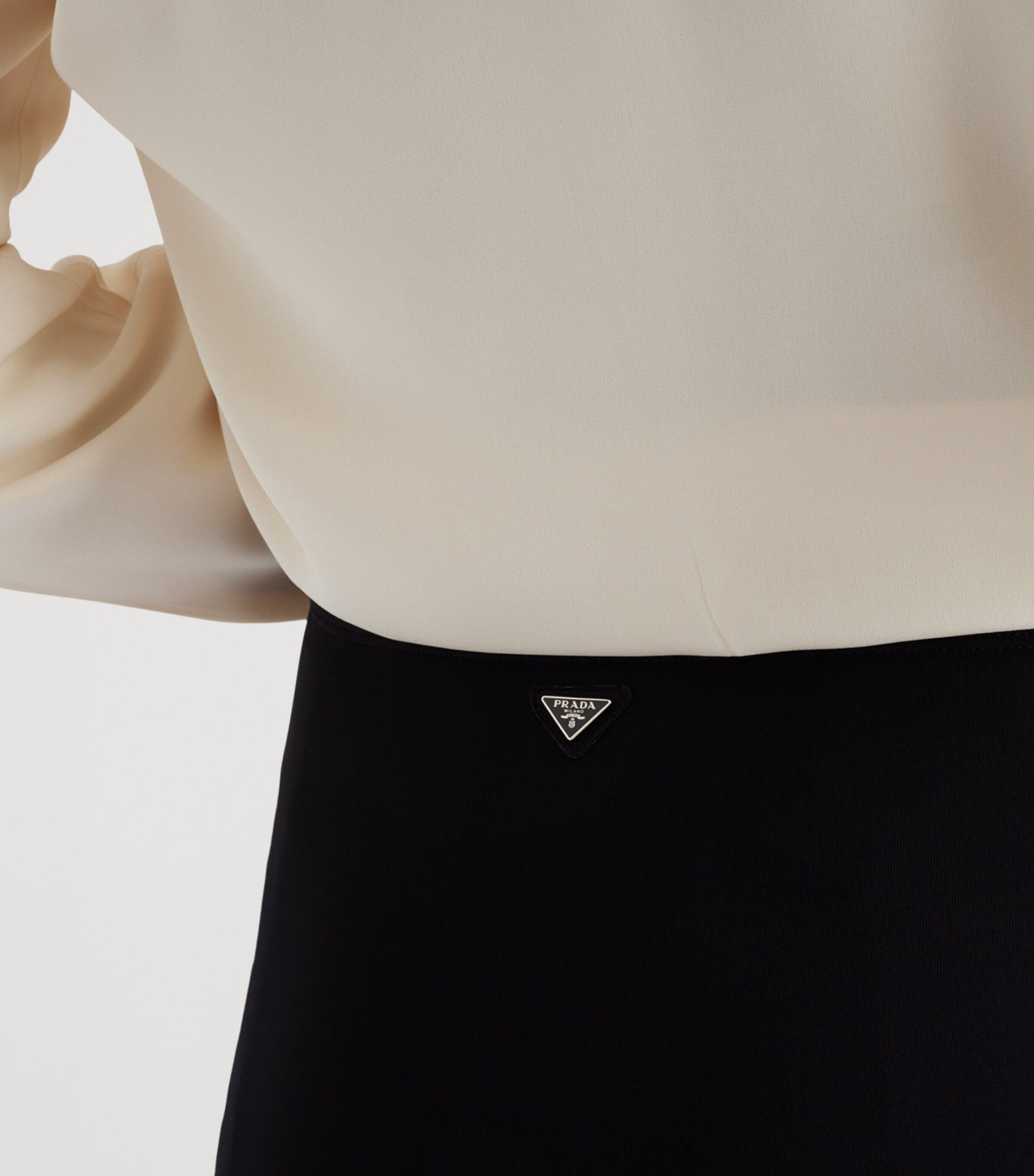 Prada Black Snag-Resistant Stretch Slip