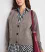 Johnstons Of Elgin Beige Donegal Cashmere Relaxed Cardigan