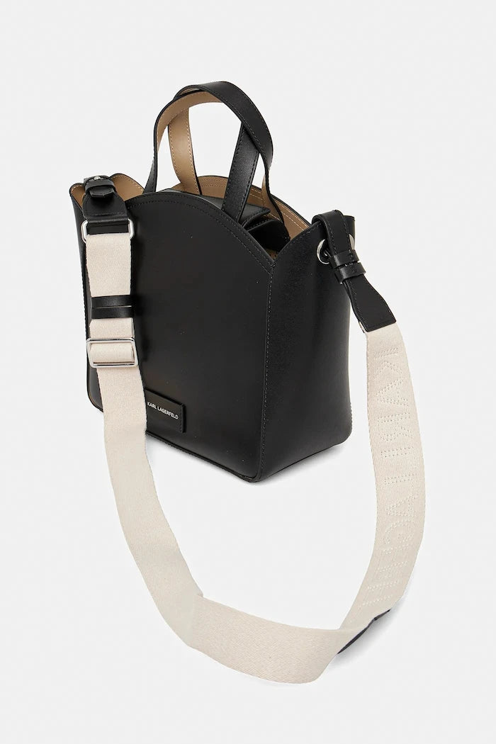 Кожена чанта Karl Lagerfeld K/CIRCLE