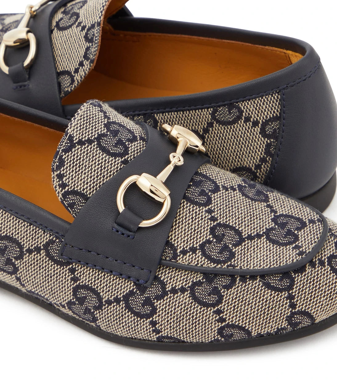 Gucci Kids - Horsebit GG Canvas loafers