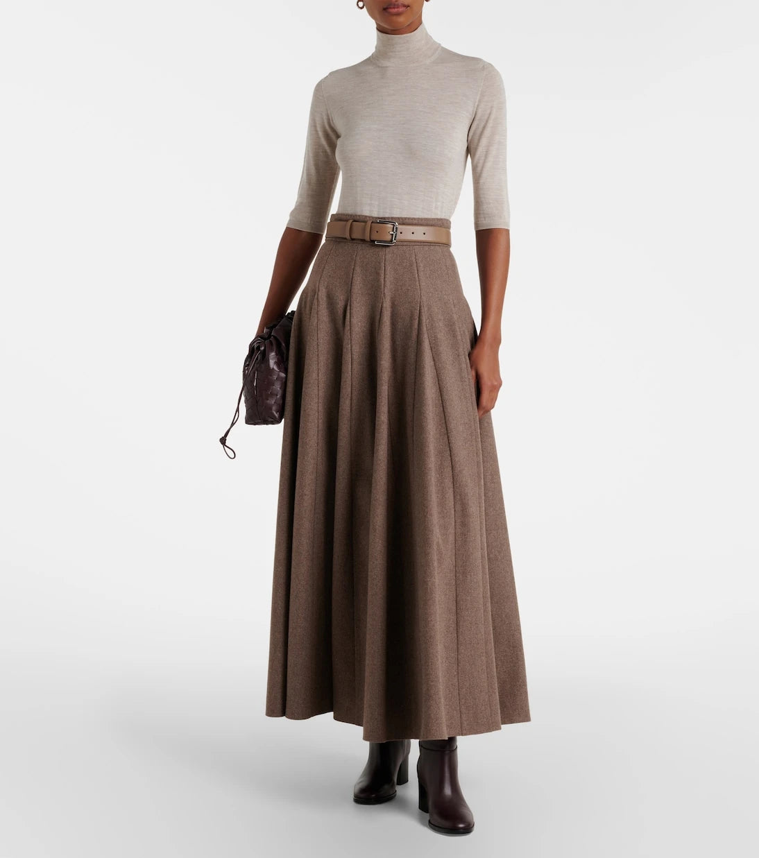 Max Mara - Boa virgin wool turtleneck top