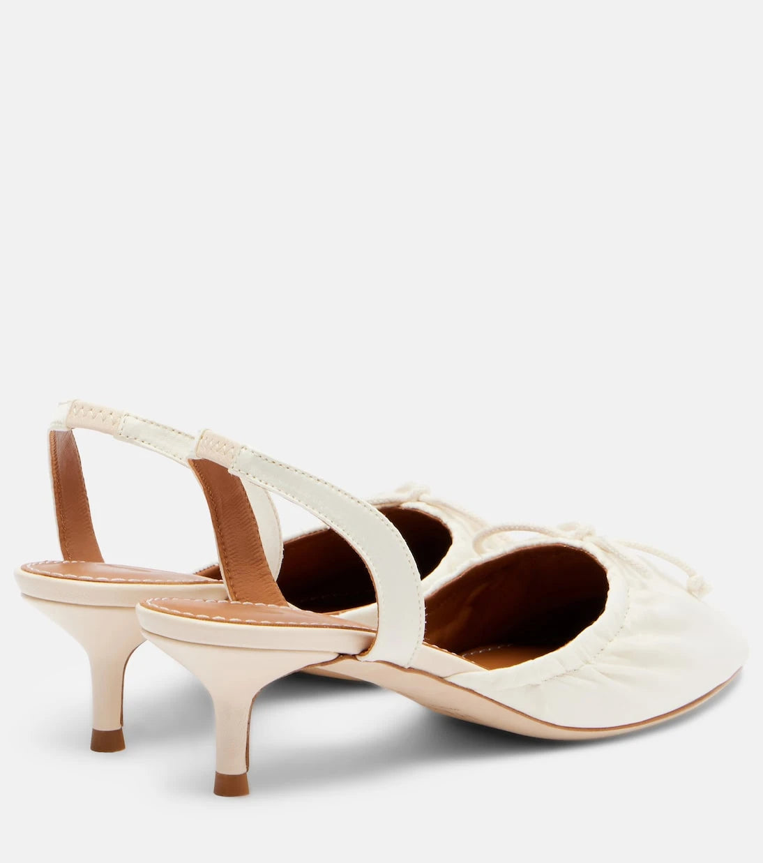 Staud - Alba satin slingback pumps