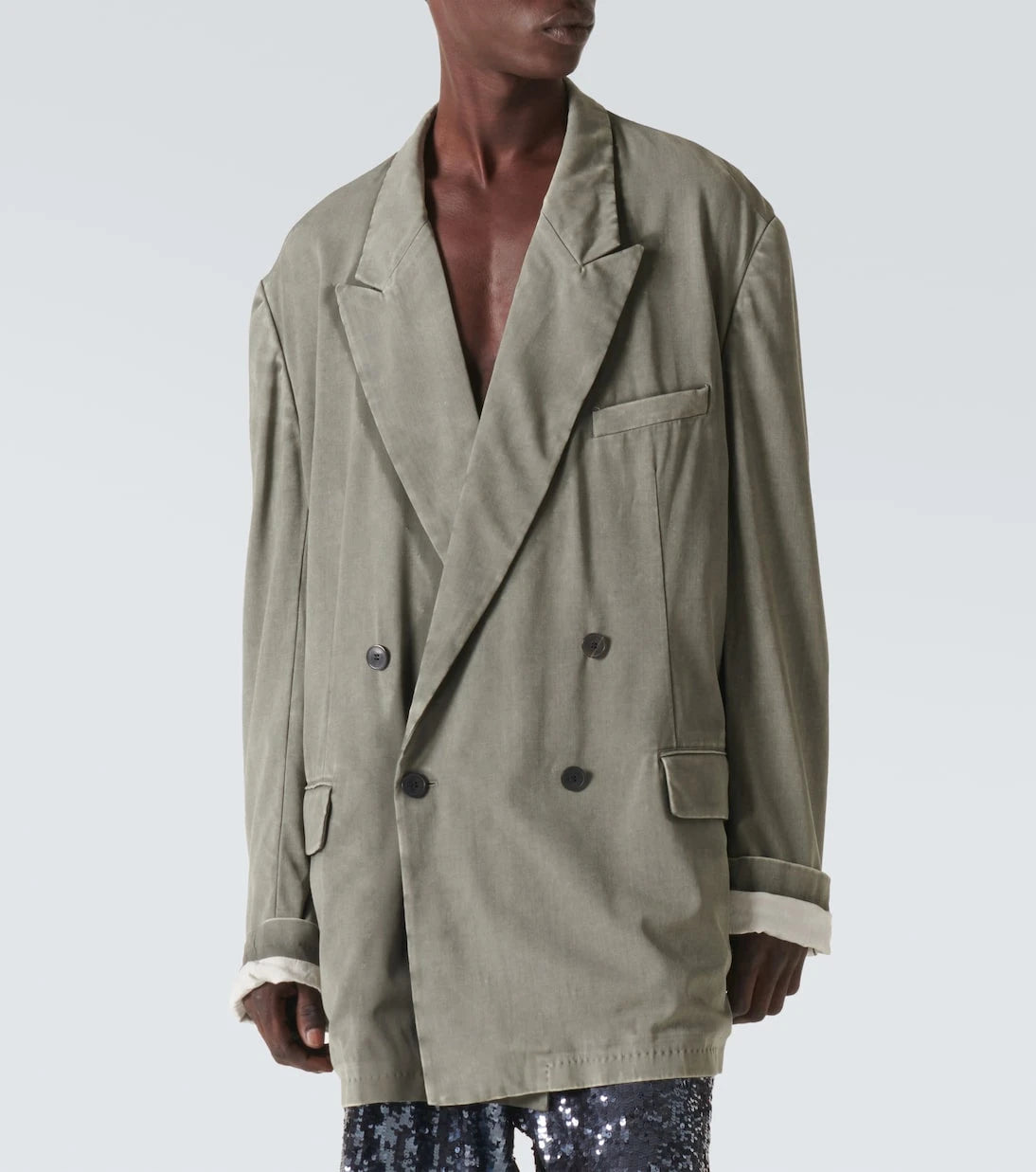 Dries Van Noten - Oversized wool-blend blazer