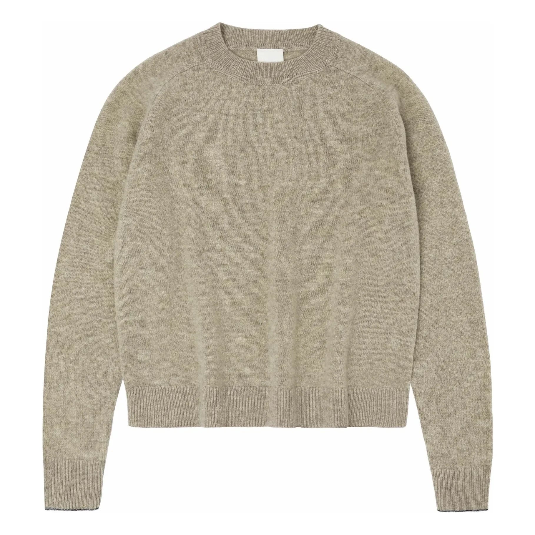 FUB - Wool Round Neck Sweater - Women's Collection | Beige