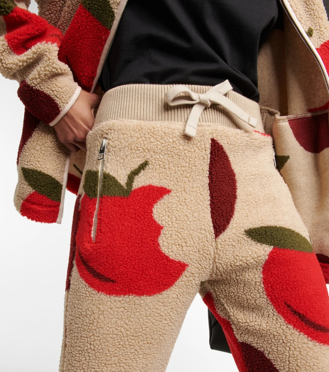 JW Anderson - بنطال رياضي من الصوف المطبوع