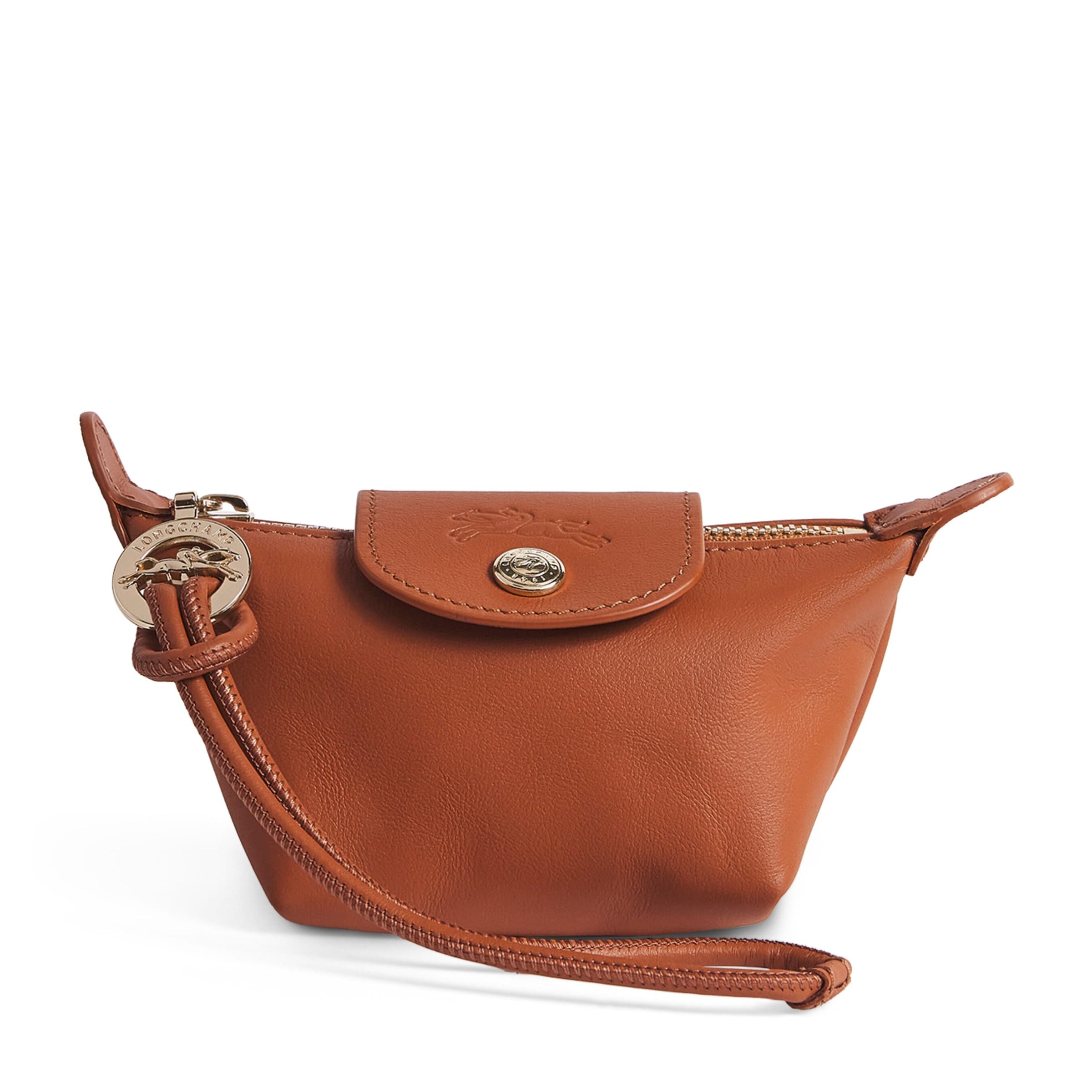 Longchamp Brown Leather Le Pliage Xtra Coin Purse